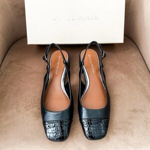 Donald Pliner Slingback Cap Toe Pump